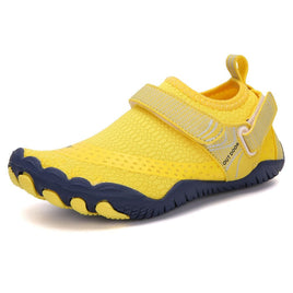 Kids Water Shoes Barefoot Quick Dry Aqua Sports Shoes Boys Girls - Yellow Size Bigkid US2=EU32 Kings Warehouse 