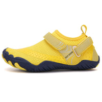 Kids Water Shoes Barefoot Quick Dry Aqua Sports Shoes Boys Girls - Yellow Size Bigkid US3 = EU34 Kings Warehouse 