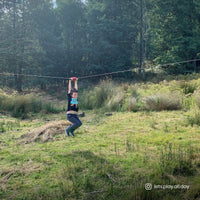 Kids Woomera Flying Fox + Red Monkey Swing Kings Warehouse 