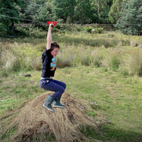 Kids Woomera Flying Fox + Red Monkey Swing Kings Warehouse 
