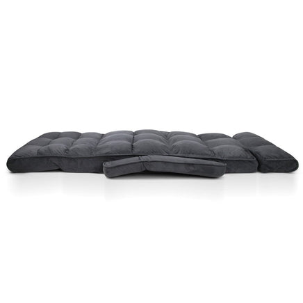 Kings Adjustable Lounger with Arms - Charcoal Furniture > Living Room Kings Warehouse 