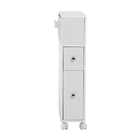 Kings Bathroom Cabinet Toilet Storage Caddy Holder w/ Wheels Furniture > Bathroom Kings Warehouse 