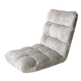 Kings Lounge Sofa Floor Recliner Futon Chaise Folding Couch Grey Kings Warehouse 