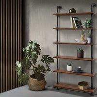 Kings Wall Shelves Display Bookshelf Rustic Vintage DIY Pipe Shelf Brackets Home & Garden > DIY Kings Warehouse 