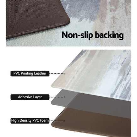 Kitchen Mat Non-slip 45 x 75 PVC Anti Fatigue Floor Rug Home Carpet Lydia Kings Warehouse 