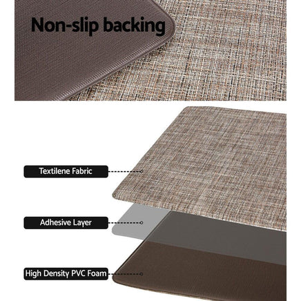 Kitchen Mat Non-slip 45 x 75 Textilene Anti Fatigue Floor Rug Home Carpet Kings Warehouse 
