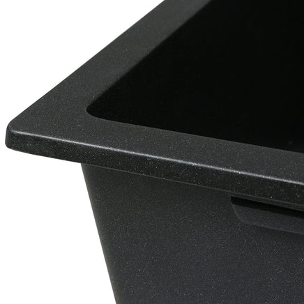 Kitchen Sink 80X48CM Granite Stone Kitchen Sinks in Black Kings Warehouse 