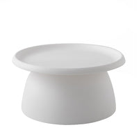 KW Coffee Table Mushroom Nordic Round Large Side Table 70CM White living room Kings Warehouse 