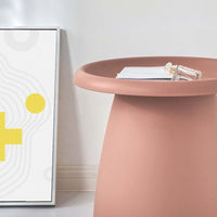 KW Coffee Table Mushroom Nordic Round Small Side Table 50CM Pink living room Kings Warehouse 