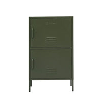 KW Double Storage Cabinet Shelf Organizer Bedroom Green Kings Warehouse 