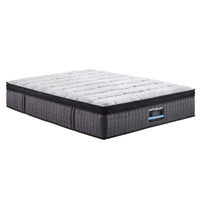 KW QUEEN Bed Mattress 9 Zone Pocket Spring Latex Foam Medium Firm 34cm mattresses Kings Warehouse 
