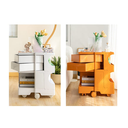 KW Replica Boby Trolley Storage 3 Tier Drawer Cart Shelf Mobile Green living room Kings Warehouse 