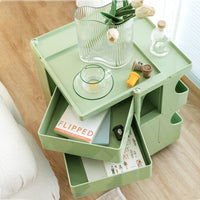 KW Replica Boby Trolley Storage 3 Tier Drawer Cart Shelf Mobile Green living room Kings Warehouse 