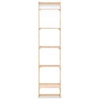 Ladder Wall Shelf Cedar Wood 41,5x30x176 cm Kings Warehouse 