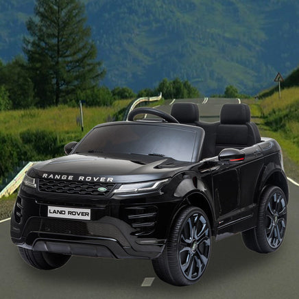 Land Rover Licensed Kids Electric Ride On Car Remote Control - Black Kings Warehouse 