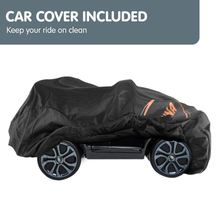 Land Rover Licensed Kids Electric Ride On Car Remote Control - Black Kings Warehouse 