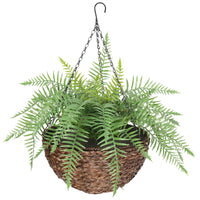 Large Artificial Hanging Basket (Fern Hanging Basket) Kings Warehouse 