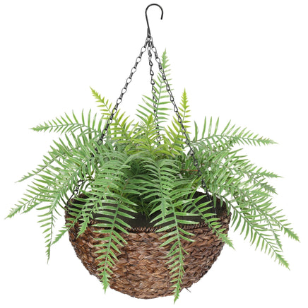Large Artificial Hanging Basket (Fern Hanging Basket) Kings Warehouse 