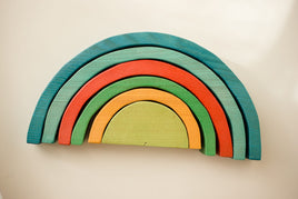 Large Color Rainbow Block Set Kings Warehouse 