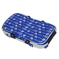 Large Folding Picnic Bag Basket Hamper Camping Hiking Insulated Lunch Cooler Kings Warehouse 