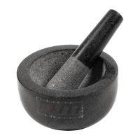 Large Pestle and Mortar Set Durable Granite Stone Spice & Herb Crusher Home & Garden Kings Warehouse 