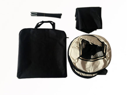 Large Round Portable Soft Playpen Dog Cat Rabbit Puppy Playpen-Grey Kings Warehouse 