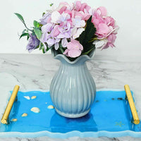 Large Safe Silicone Tray Mould Artist Mold Irregular Coaster Resin Craft Art DIY + 2 Handles Kings Warehouse 
