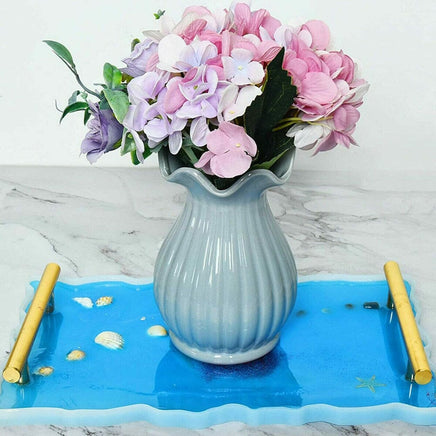 Large Safe Silicone Tray Mould Artist Mold Irregular Coaster Resin Craft Art DIY + 2 Handles Kings Warehouse 