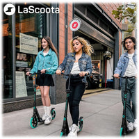 Lascoota Pulse Kick Push Commuter Scooter Teen Adult Aqua Kings Warehouse 