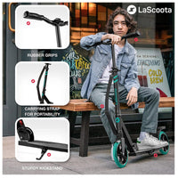 Lascoota Pulse Kick Push Commuter Scooter Teen Adult Aqua Kings Warehouse 