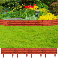 Lawn Divider with Brick Design 11 pcs Garden Kings Warehouse 