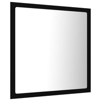 LED Bathroom Mirror Black 40x8.5x37 cm Kings Warehouse 