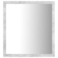 LED Bathroom Mirror Concrete Grey 40x8.5x37 cm Kings Warehouse 