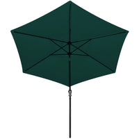 LED Cantilever Umbrella 3 m Green Kings Warehouse 
