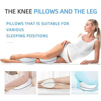 Leg Knee Support Pillow, Orthopedic Memory Foam Wedge Contour Pillow for Thighs, Leg Pillow for Back Hip Legs Knee Support Wedge and Pressure Relief, Washable Cover Kings Warehouse 