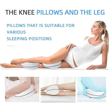 Leg Knee Support Pillow, Orthopedic Memory Foam Wedge Contour Pillow for Thighs, Leg Pillow for Back Hip Legs Knee Support Wedge and Pressure Relief, Washable Cover Kings Warehouse 