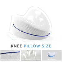 Leg Knee Support Pillow, Orthopedic Memory Foam Wedge Contour Pillow for Thighs, Leg Pillow for Back Hip Legs Knee Support Wedge and Pressure Relief, Washable Cover Kings Warehouse 