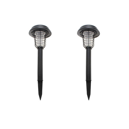 Lenoxx Wireless Solar-Powered Mosquito Killer Lamp (2-Piece, Black) Kings Warehouse 