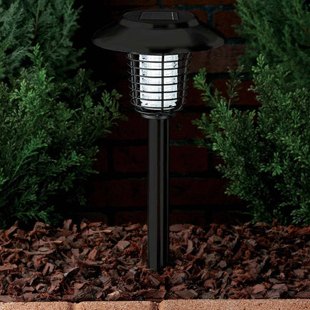 Lenoxx Wireless Solar-Powered Mosquito Killer Lamp (4-Piece, Black) Kings Warehouse 