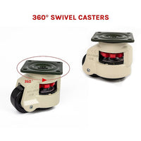 Leveling Casters Swivel Workbench Adjustable Wheel 1000KG Retractable 4PCS Kings Warehouse 