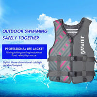 Life Jacket for Unisex Adjustable Safety Breathable Life Vest for Men Women(Grey-M) Kings Warehouse 