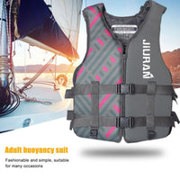 Life Jacket for Unisex Adjustable Safety Breathable Life Vest for Men Women(Grey-XXL) Kings Warehouse 