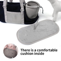 LIFEBEA Small Cat Carrier Pet bag: Comfy Shoulder Bag with Adjustable Strap for Small Dogs, Puppies, Kittens Up to 3kg /6.6 lbs - Grey Kings Warehouse 