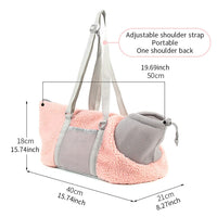 LIFEBEA Small Cat Carrier Pet bag: Comfy Shoulder Bag with Adjustable Strap for Small Dogs, Puppies, Kittens Up to 3kg /6.6 lbs - Grey Kings Warehouse 