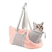 LIFEBEA Small Cat Carrier Pet bag: Comfy Shoulder Bag with Adjustable Strap for Small Dogs, Puppies, Kittens Up to 3kg /6.6 lbs - Pink Kings Warehouse 