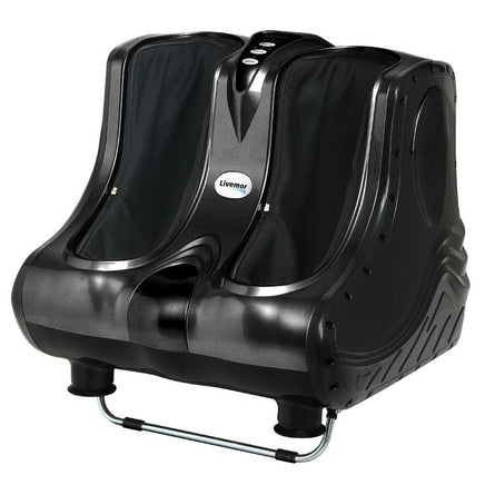 Livemor Foot Massager Ankle Calf Leg Massagers Shiatsu Kneading Rolling Black Massage Kings Warehouse 