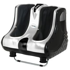 Livemor Foot Massager Ankle Calf Leg Massagers Shiatsu Kneading Rolling Silver Massage Kings Warehouse 