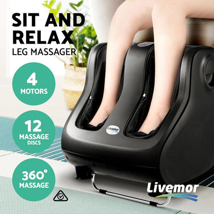 Livemor Foot Massager - Black Kings Warehouse 