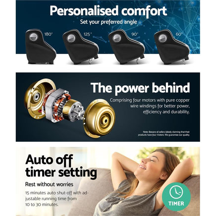 Livemor Foot Massager - Silver Kings Warehouse 
