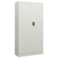 Locker Cabinet Light Grey 90x40x180 cm Steel Storage Supplies Kings Warehouse 